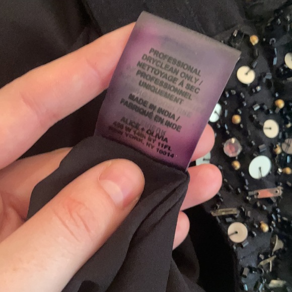 Alice and Olivia Tiered Sequined Skirt - Picture 5 of 6